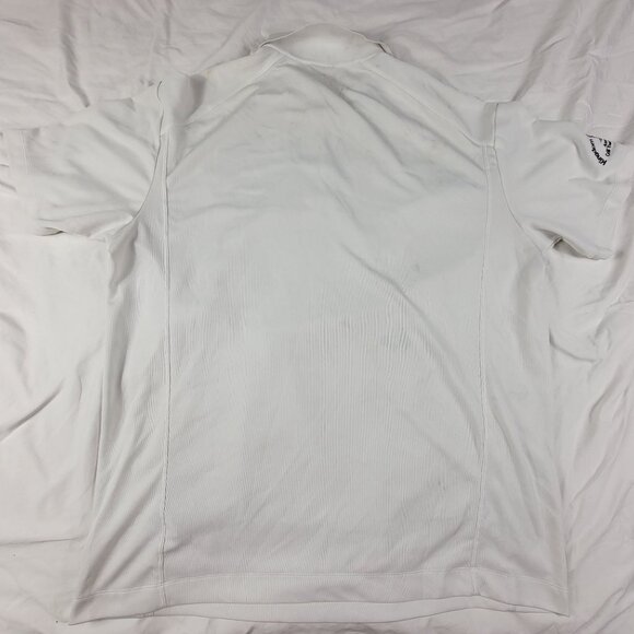 Nike Golf Mens 2XL White Dri-Fit Polo Shirt Polyester Sports Casual Outdoors - Picture 2 of 10